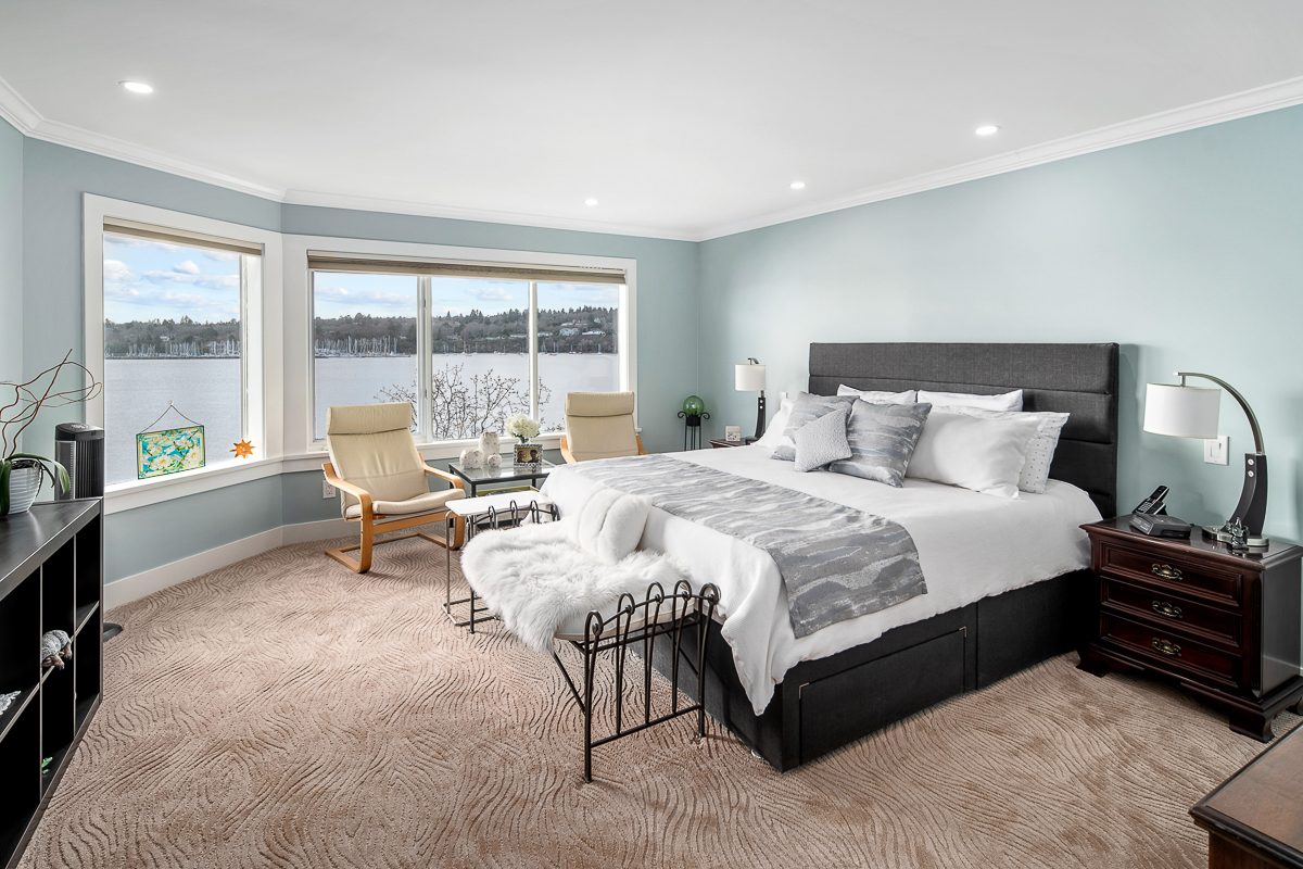 Seaview Road Home Primary Bedroom - BC Home Builders Corp